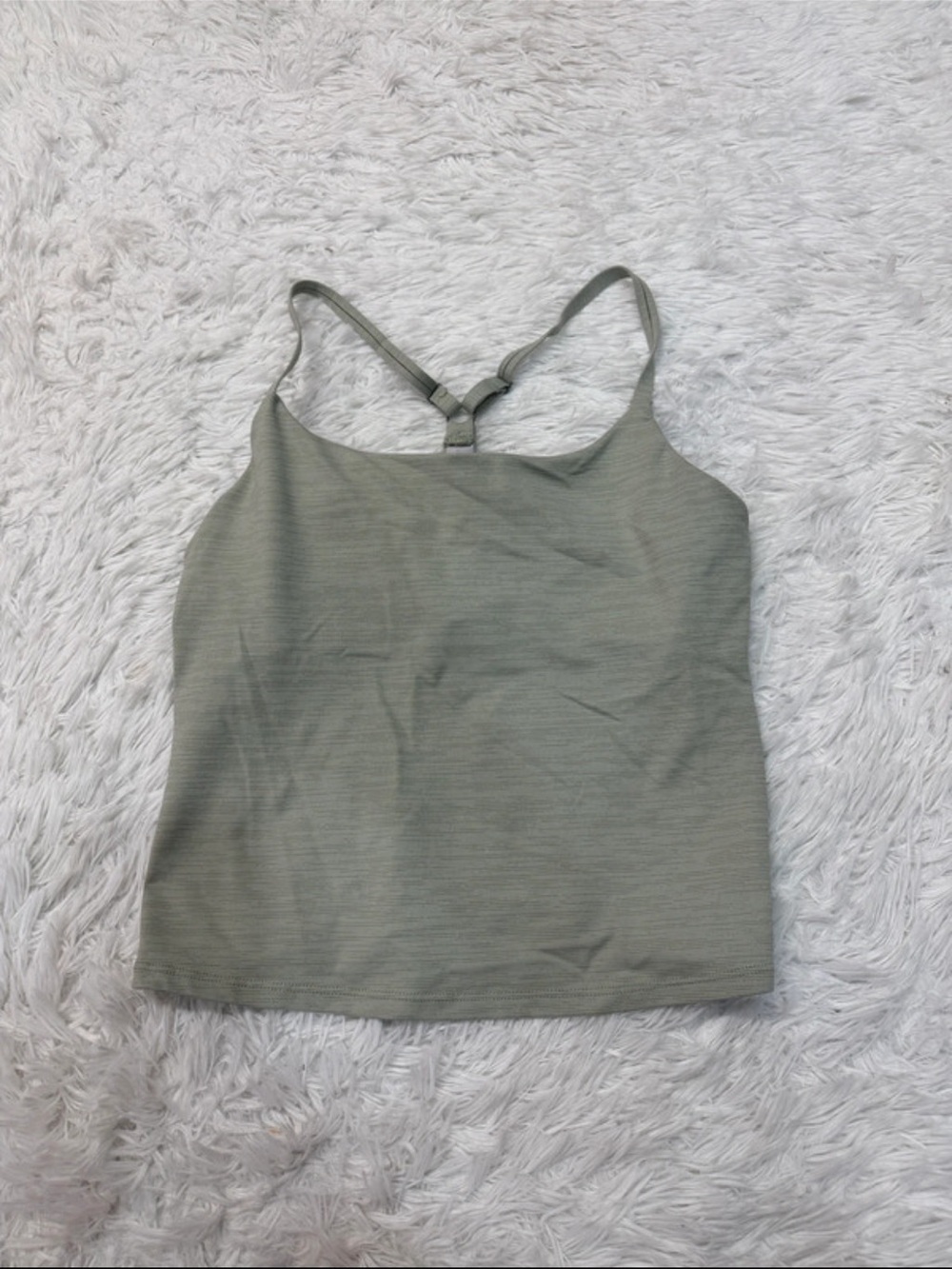 Outdoor voices Women's Sage Green Strappy Tank Top